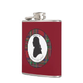 Robert Burns silhouette-kolf Heupfles (Links)