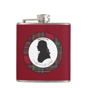 Robert Burns silhouette-kolf Heupfles