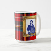 Robert Burns Supper Royal Stewart Plaid 25 jan Koffiemok (Voorkant rechts)