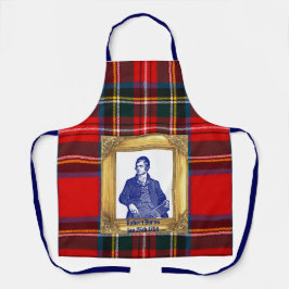 Robert Burns Supper Royal Stewart Plaid Jan 25 Schort