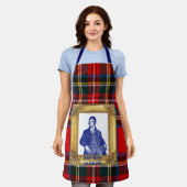 Robert Burns Supper Royal Stewart Plaid Jan 25 Schort (Gedragen)