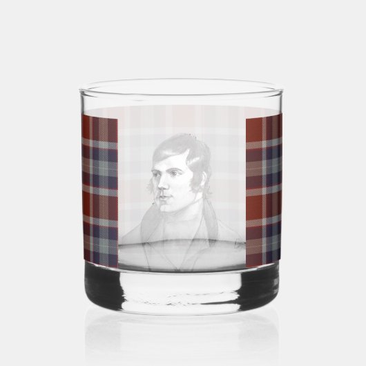 Robert Burns Tartan Whisky Glass Glas (Voorkant)