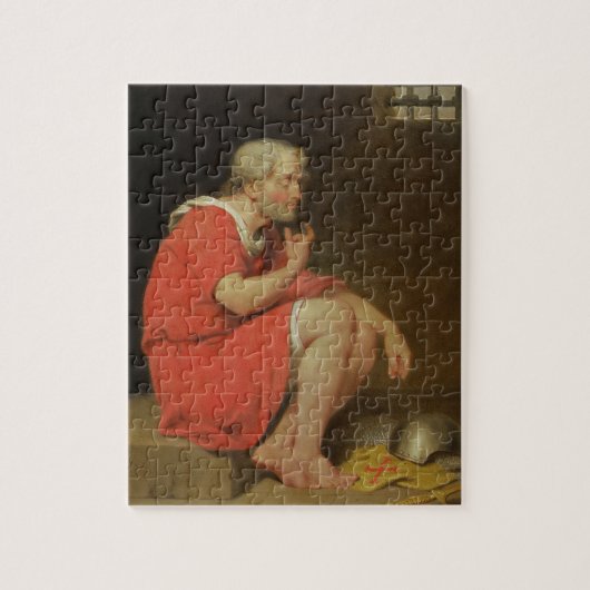 Robert (c.1054-1134) Duke of Normandy in de gevang Legpuzzel (Verticaal)