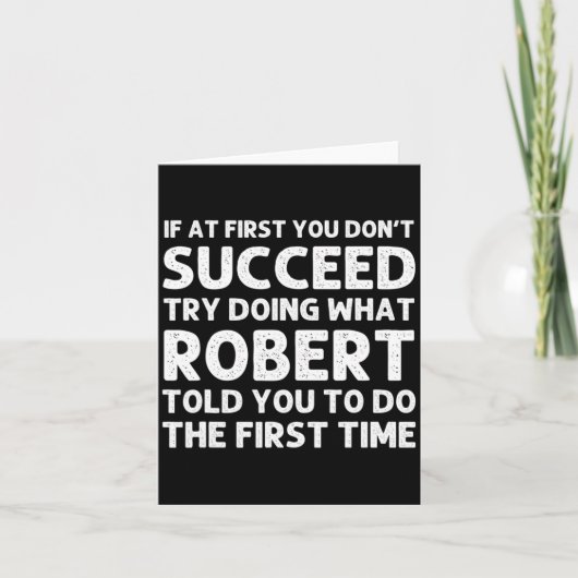 Robert Cadeau Naam D Verjaardag Grappig Chris  Kaart (Voorkant)