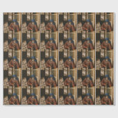Robert Campin-Joseph als middeleeuws timmerman Cadeaupapier (Vlak)