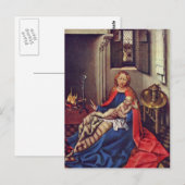 Robert Campin-Madonna en Child Voor een Fireplace Briefkaart (Voorkant / Achterkant)