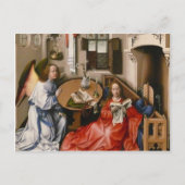 Robert Campin - The Mérode Altarpart - Annunciatio Briefkaart (Voorkant)