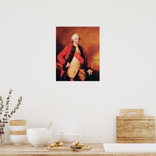 Robert Clive 1st Baron Clive, c.1773 Poster (Keuken)