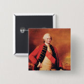 Robert Clive 1st Baron Clive, c.1773 Vierkante Button 5,1 Cm (Voorkant /achterkant)