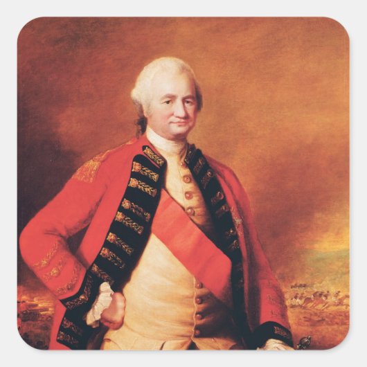 Robert Clive 1st Baron Clive, c.1773 Vierkante Sticker (Voorkant)