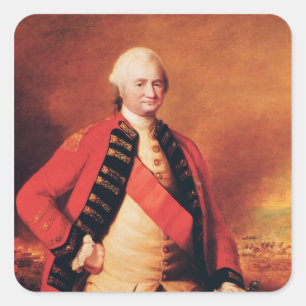 Robert Clive 1st Baron Clive, c.1773 Vierkante Sticker