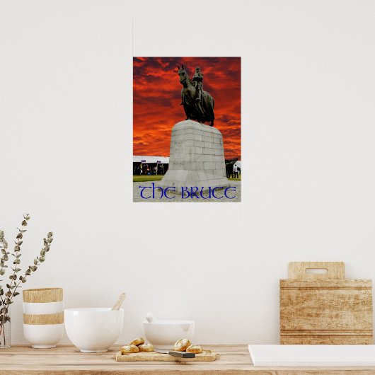 Robert de Bruce King of Scots Poster (Keuken)