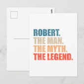 Robert De Man De Mythe De Legende Briefkaart (Voorkant / Achterkant)