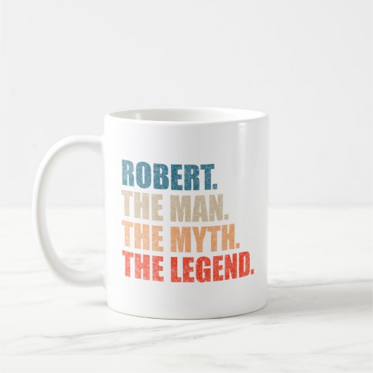 Robert De Man De Mythe De Legende Koffiemok (Links)