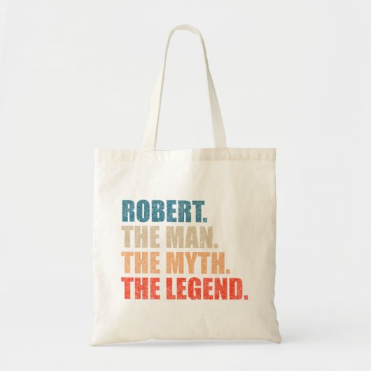 Robert De Man De Mythe De Legende Tote Bag (Voorkant)