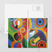 Robert Delaunay abstracte kunst Briefkaart (Voorkant / Achterkant)