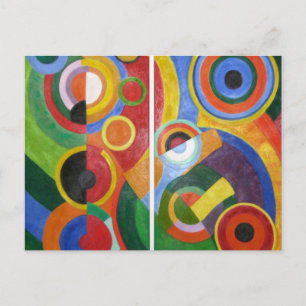 Robert Delaunay abstracte kunst Briefkaart