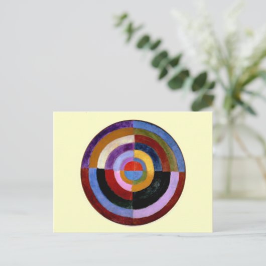 Robert Delaunay abstracte kunst Briefkaart (Staand voorkant)