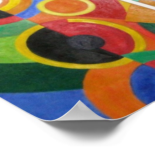 Robert Delaunay abstracte kunst Poster (Hoek)