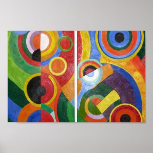 Robert Delaunay abstracte kunst Poster (Voorkant)