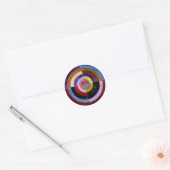 Robert Delaunay abstracte kunst Ronde Sticker (Envelop)