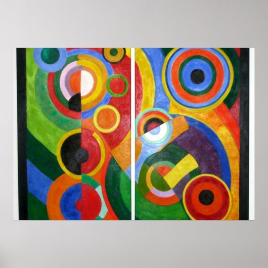 Robert Delaunay art: Rhythm Poster (Voorkant)