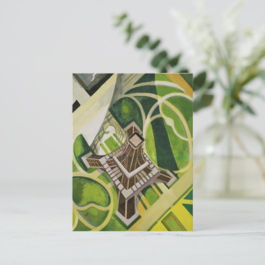 Robert Delaunay Eiffel Tower art Briefkaart (Staand voorkant)