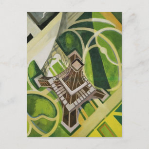 Robert Delaunay Eiffel Tower art Briefkaart