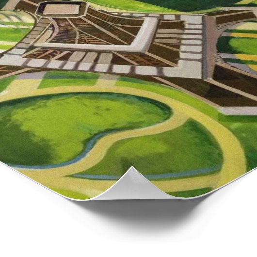 Robert Delaunay Eiffel Tower art Poster (Hoek)