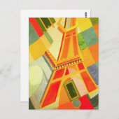 Robert Delaunay Eiffel Tower Briefkaart (Voorkant / Achterkant)