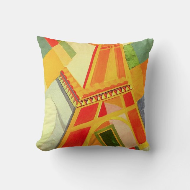 Robert Delaunay Eiffel Tower Pillow Kussen (Voorkant)