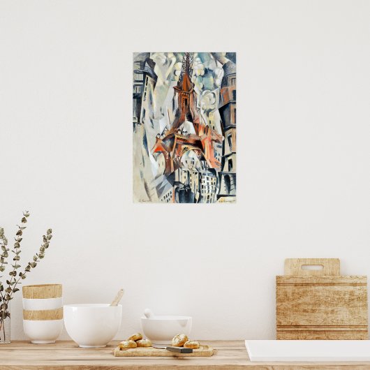 Robert Delaunay Eiffel Tower Poster (Keuken)