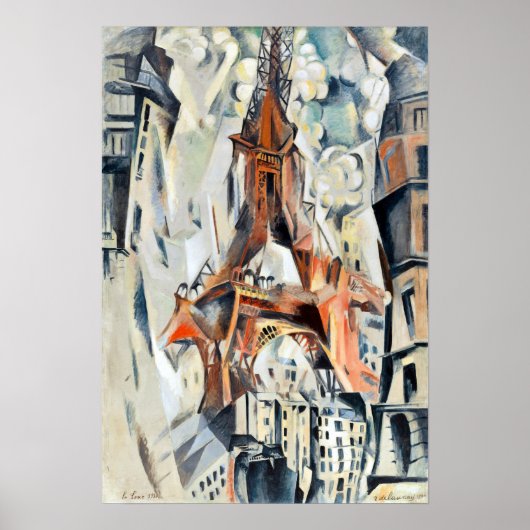Robert Delaunay Eiffel Tower Poster (Voorkant)