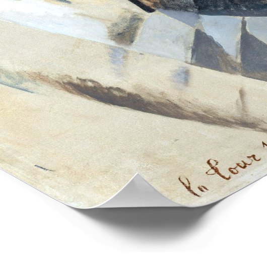 Robert Delaunay Eiffel Tower Poster (Hoek)