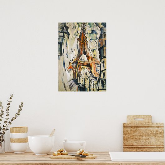 Robert Delaunay Eiffel Tower Poster (Keuken)