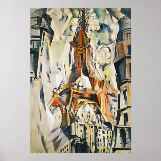 Robert Delaunay Eiffel Tower Poster (Voorkant)