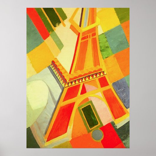 Robert Delaunay Eiffel Tower Poster (Voorkant)
