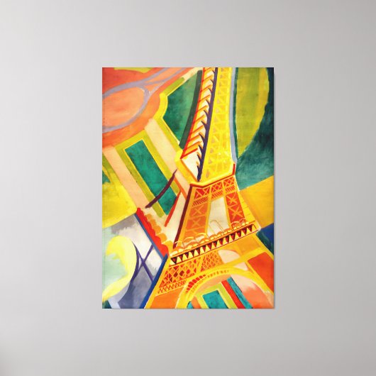 Robert Delaunay - Eiffeltoren Canvas Afdruk (Voorkant)