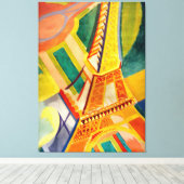Robert Delaunay - Eiffeltoren Canvas Afdruk (Insitu (Houten vloer))