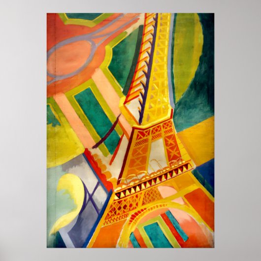 Robert Delaunay - Eiffeltoren Poster (Voorkant)