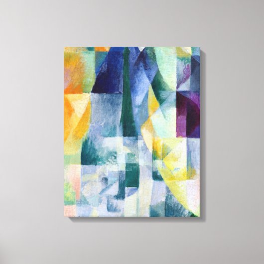 Robert Delaunay Gelijktijdige Vensters Canvas Afdruk (Voorkant)