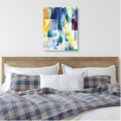 Robert Delaunay Gelijktijdige Vensters Canvas Afdruk (Insitu (Slaapkamer))