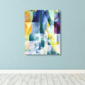 Robert Delaunay Gelijktijdige Vensters Canvas Afdruk (Insitu (Houten vloer))