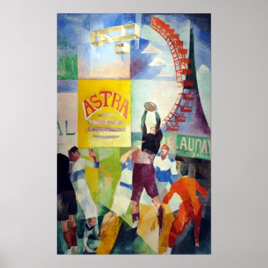 Robert Delaunay Het Cardiff-team Poster (Voorkant)