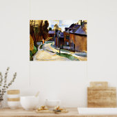 Robert Delaunay kunst: Weg in Laon Poster (Keuken)