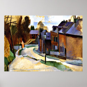Robert Delaunay kunst: Weg in Laon Poster