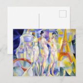 Robert Delaunay La ville de Paris Briefkaart (Voorkant / Achterkant)