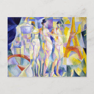 Robert Delaunay La ville de Paris Briefkaart