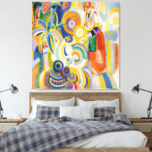 Robert Delaunay - Portugese vrouw Canvas Afdruk (Insitu (Slaapkamer))