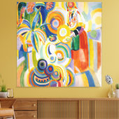 Robert Delaunay - Portugese vrouw Canvas Afdruk (Insitu (Woonkamer))